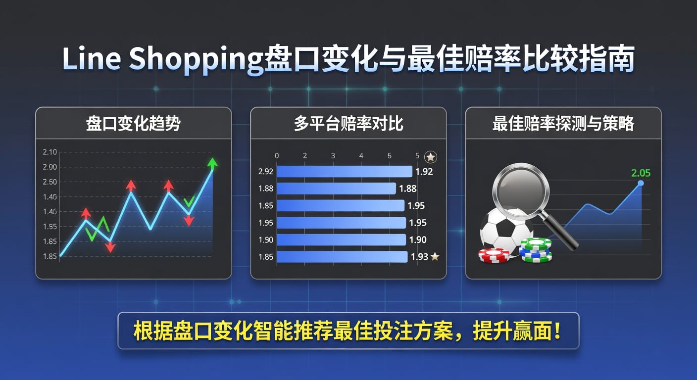 line shopping 盘口变化与最佳赔率比较：让球体育官网实战拆解